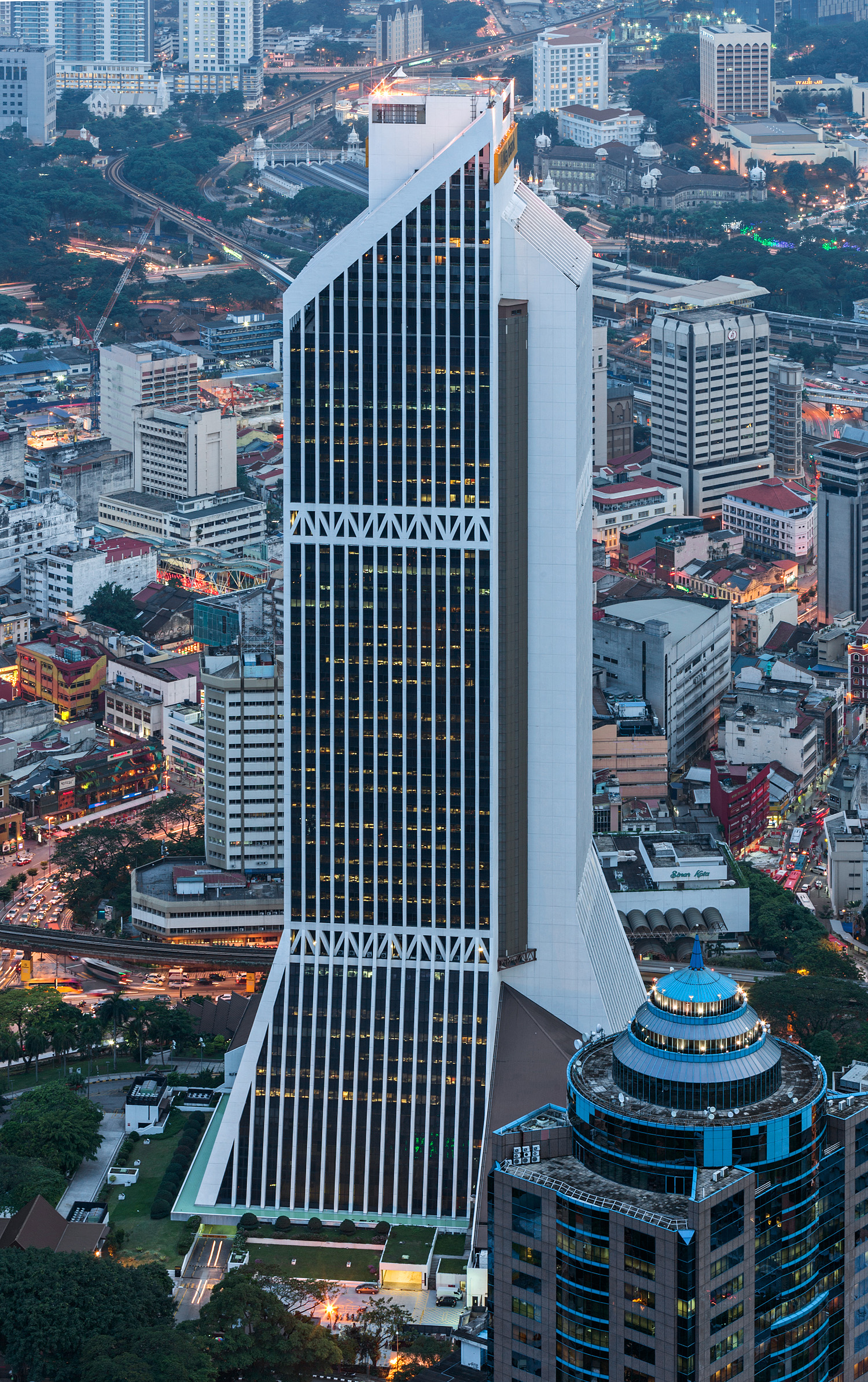Menara Maybank, Kuala Lumpur - View from KL Tower. © Mathias Beinling